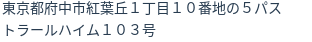 住所(登記所在地)