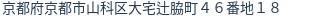 住所(登記所在地)