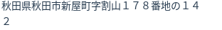 住所(登記所在地)
