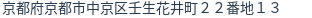 住所(登記所在地)