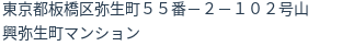 住所(登記所在地)