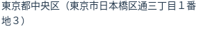 住所(登記所在地)