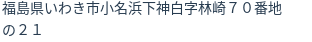 住所(登記所在地)