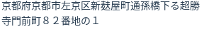 住所（登記所在地）