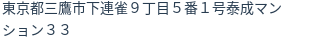 住所(登記所在地)