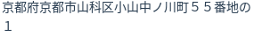 住所(登記所在地)