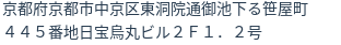 住所（登記所在地）