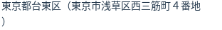 住所（登記所在地）