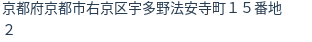 住所（登記所在地）