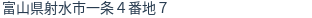 住所(登記所在地)