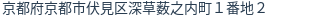 住所（登記所在地）