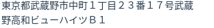 住所(登記所在地)
