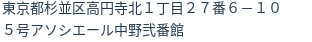 住所（登記所在地）
