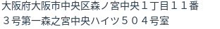 住所（登記所在地）