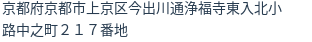 住所(登記所在地)