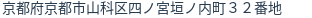 住所（登記所在地）