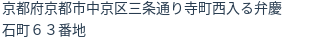 住所(登記所在地)