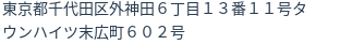 住所(登記所在地)