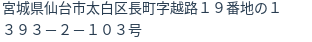 住所(登記所在地)