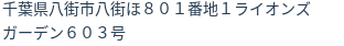 住所(登記所在地)