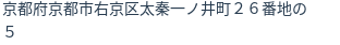 住所（登記所在地）