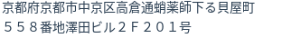 住所（登記所在地）