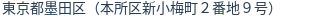 住所（登記所在地）