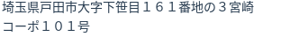 住所(登記所在地)