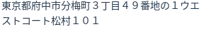 住所(登記所在地)