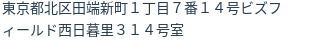 住所(登記所在地)