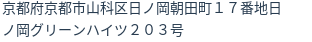 住所（登記所在地）