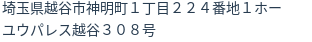 住所（登記所在地）