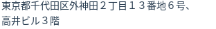 住所（登記所在地）