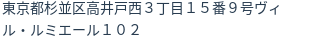 住所(登記所在地)