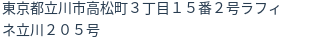 住所（登記所在地）