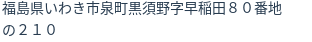 住所(登記所在地)