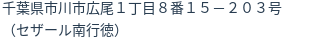 住所（登記所在地）