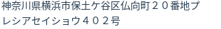 住所(登記所在地)