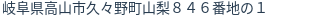 住所(登記所在地)