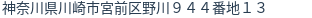 住所(登記所在地)