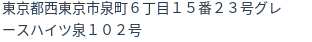 住所(登記所在地)