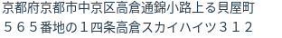 住所（登記所在地）