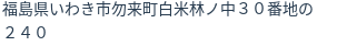 住所（登記所在地）