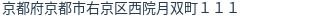 住所(登記所在地)