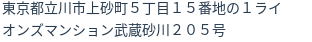 住所（登記所在地）