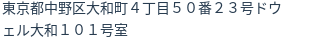住所(登記所在地)