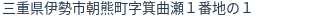 住所(登記所在地)