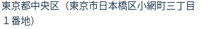 住所(登記所在地)