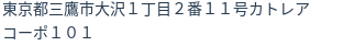 住所（登記所在地）