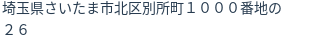 住所(登記所在地)